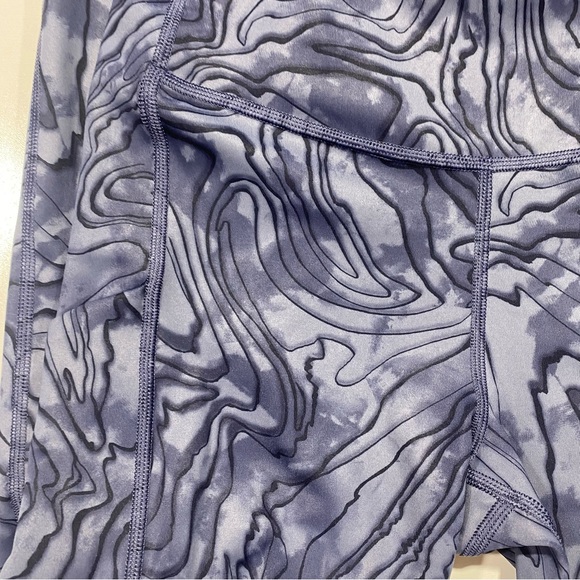 Athleta Blue Print Ultimate Stash Pocket 7/8 Woman’s Activewear Tights Size XS - Picture 8 of 13